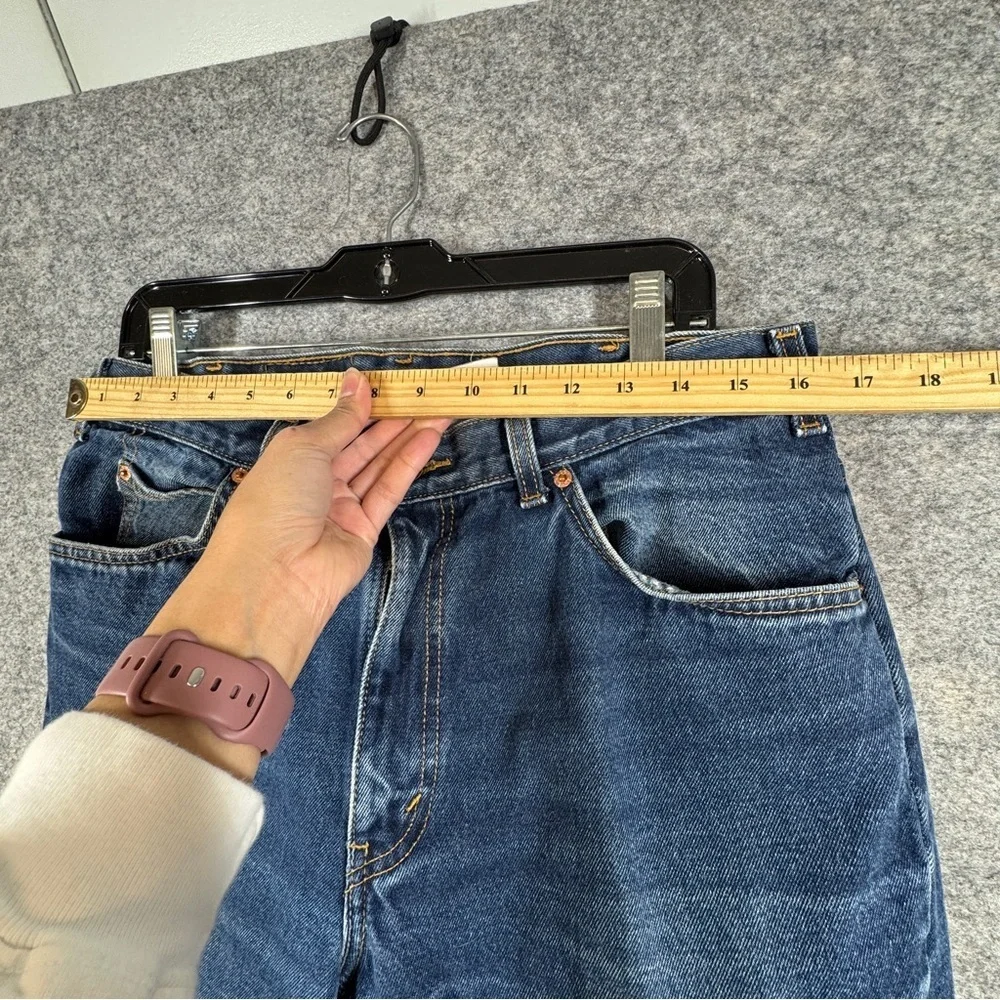 Vintage Levi’s 505 Orange Tab 90s Blue Straight Leg Jeans 36x30 Classic Denim - Picture 11 of 14